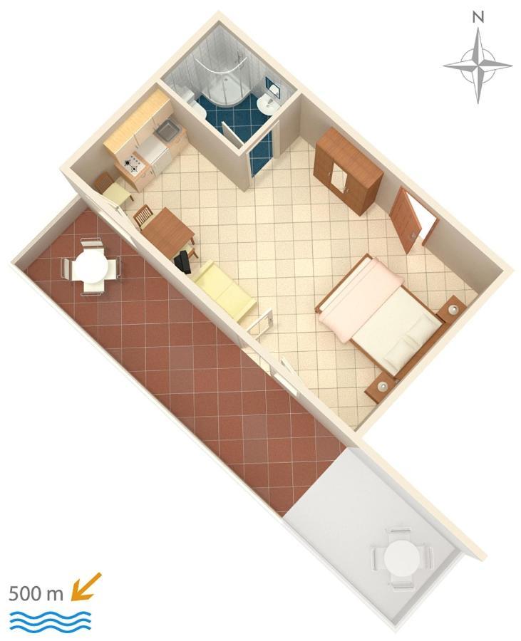Apartments With A Parking Space Vodice - 6178 מראה חיצוני תמונה