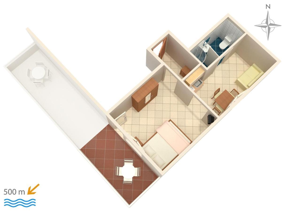 Apartments With A Parking Space Vodice - 6178 מראה חיצוני תמונה