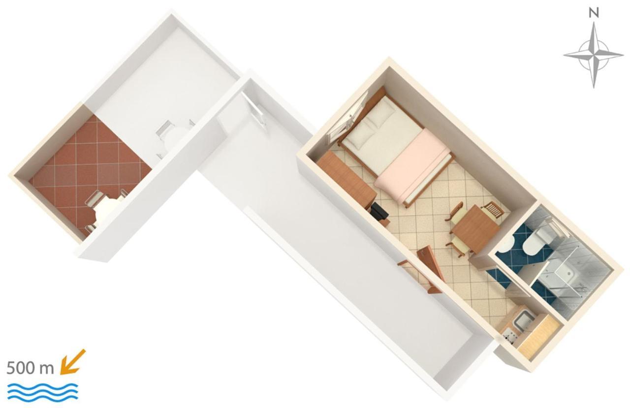Apartments With A Parking Space Vodice - 6178 מראה חיצוני תמונה
